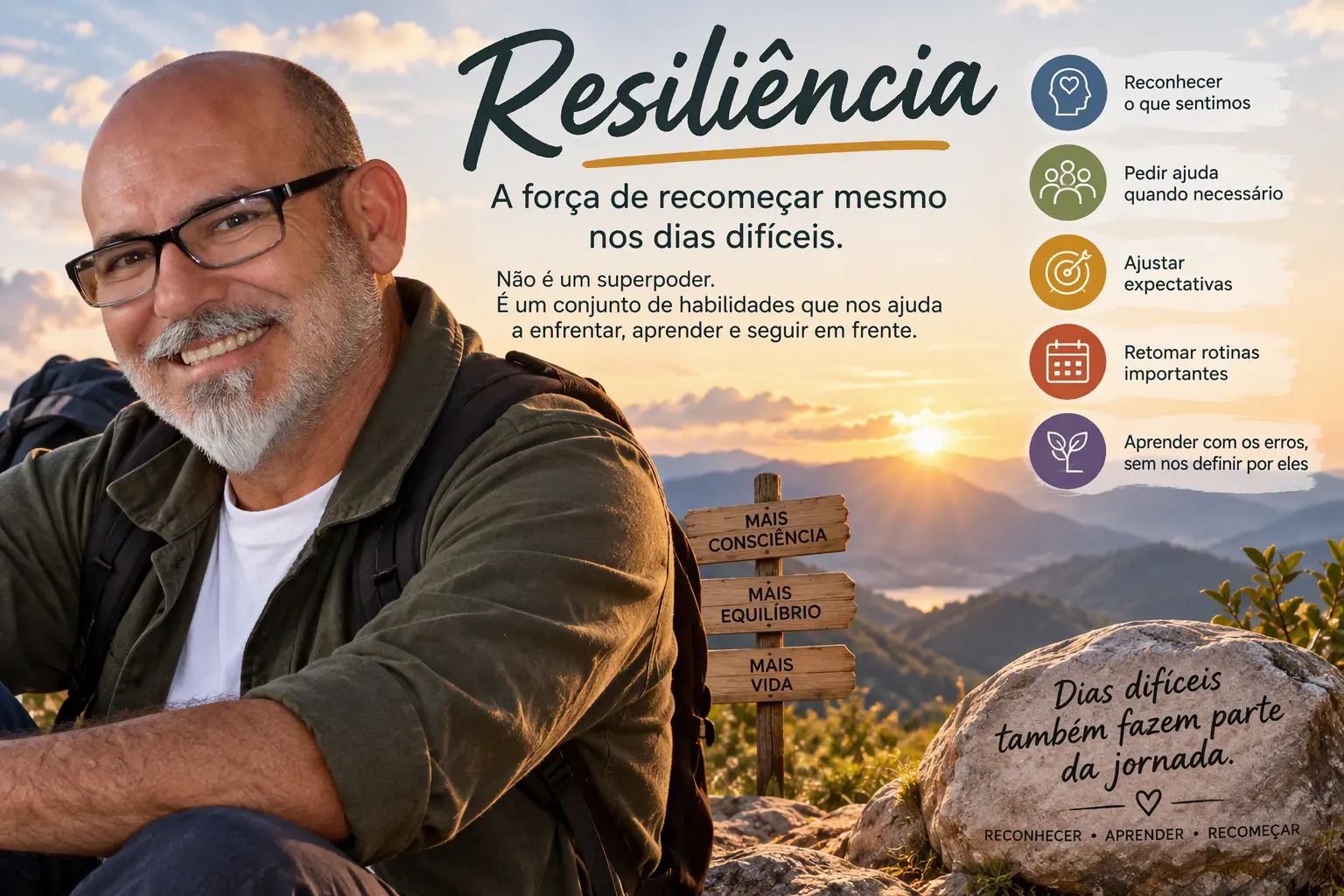Resiliência: A Força de Recomeçar Mesmo nos Dias Difíceis
